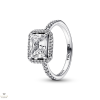 Pandora Csillogó Szögletes Glória gyűrű 58-as méret - 192391C01-58