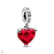 Pandora Disney Mickey & Minnie muránói üveg szív charm - 792522C01 egyéb ékszer