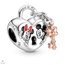 Pandora Disney Mickey &amp; Minnie Szív lakat charm - 780109C01 egyéb ékszer