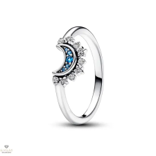 Pandora Égszínkék szikrázó hold gyűrű 52-es méret - 192675C01-52 gyűrű