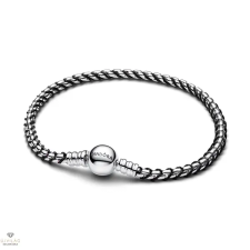 Pandora Fekete zsinóros lánc karkötő 21 cm - 593816C02-21 karkötő