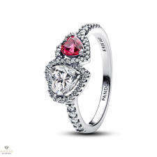 Pandora Glória szívek gyűrű 54-es méret - 193662C01-54 gyűrű