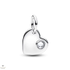 Pandora Gravírozható szív alakú charm - 794295C04