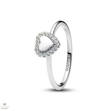 Pandora gravírozható szív glória gyűrű 50-es méret - 193801C01-50 gyűrű
