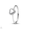 Pandora gravírozható szív gyűrű gyűrű 60-as méret - 193801C01-60
