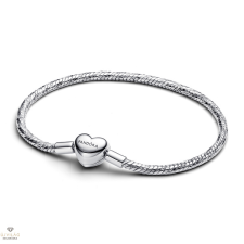 Pandora Gravírozható Szív kígyólánc karkötő 20 cm - 594236C00-20 karkötő