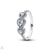 Pandora Hármas szív alakú gyűrű 58-as méret - 194413C01-58