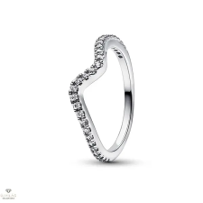 Pandora hullám gyűrű 54-es méret - 192539C01-54 gyűrű