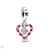 Pandora karácsonyi cukorpálca szív charm - 792822C01