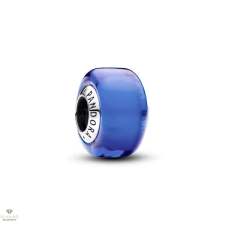 Pandora kék mini muránói üveg charm - 793105C00 egyéb ékszer