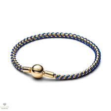 Pandora Kék zsinóros lánc karkötő 17 cm - 563816C02-17 karkötő