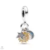Pandora kéttónusú égi tripla függő charm - 762676C01