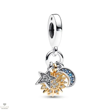 Pandora kéttónusú égi tripla függő charm - 762676C01 egyéb ékszer