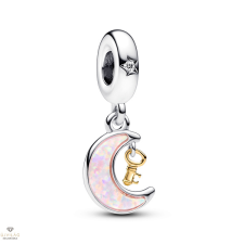 Pandora kéttónusú kulcs és hold függő charm - 762985C01 egyéb ékszer