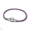 Pandora Lila zsinóros lánc karkötő 23 cm - 593816C03-23