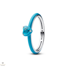 Pandora Me Türkiz szív alakú kő gyűrű 60-as méret - 193828C01-60 gyűrű