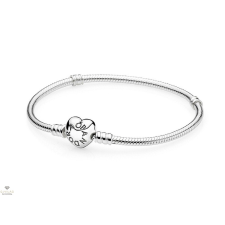 Pandora Moments karkötő szív alakú zárral 18 cm - 590719-18 karkötő