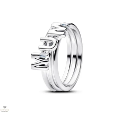 Pandora MUM betűs, szétválasztható gyűrű 56-os méret - 194458C01-56 gyűrű