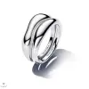 Pandora organikus formájú dupla gyűrű 54-es méret - 193264C00-54