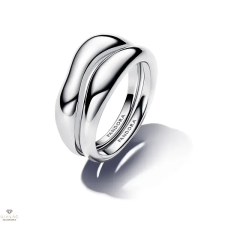 Pandora organikus formájú dupla gyűrű 54-es méret - 193264C00-54 gyűrű