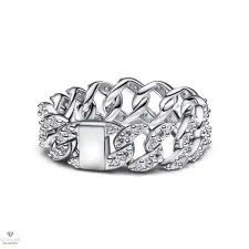 Pandora Pavé kubai láncgyűrű 48-as méret - 193557C01-48 gyűrű