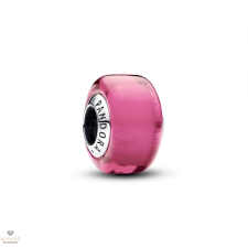 Pandora pink mini muránói üveg charm - 793107C00 egyéb ékszer