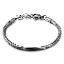 Pandora stílusú karlánc - 18 cm -antikolt ezüst karkötő