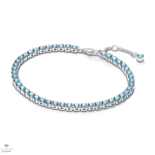 Pandora szikrázó világoskék tenisz karkötő 20 cm - 591469C03-20 karkötő