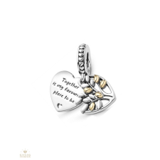 Pandora szív charm - 799161C00 egyéb ékszer
