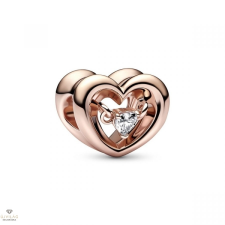 Pandora szív lebegő kővel charm - 782493C01 egyéb ékszer