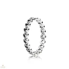 Pandora szívek gyűrű 58-as méret - 190980-58 gyűrű