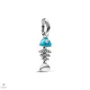Pandora türkizszínű halszálka függő charm - 793894C01