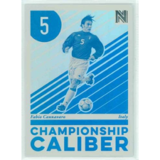 Panini 2017-18 Nobility Soccer Championship Caliber #5 Fabio Cannavaro futball felszerelés