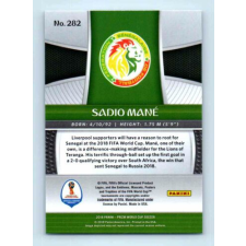 Panini 2017-18 Panini Prizm World Cup Soccer Base #282 Sadio Mane gyűjthető kártya