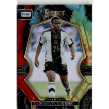 Panini 2022 Select FIFA Mezzanine - Tie-Dye Prizm #136 Youssoufa Moukoko 33/49 gyűjthető kártya
