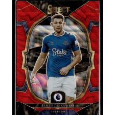 Panini 2022 Select Premier League Soccer Terrace Red Wave Prizm #40 James Tarkowski gyűjthető kártya