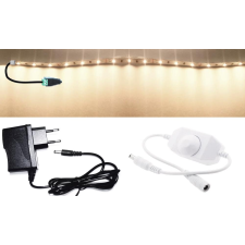 Pannon Led 10m hosszú 30Wattos, lengő fehér tekerődimmeres (fényerőszabályzós), adapteres középfehér LED szalag (600db 2835 SMD LED) világítás