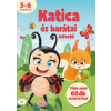 Pannon-Literatúra Kft. Katica és barátai kifestő - 5-6 éveseknek - több mint 60 db matricával