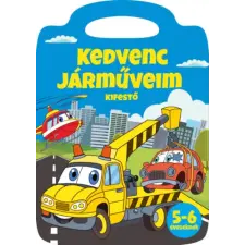 Pannon-Literatúra Kft. Kedvenc járműveim kifestő - 5-6 éveseknek gyermek- és ifjúsági könyv