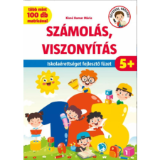 Pannon-Literatúra Kft. Számolás, viszonyítás - Iskolaérettséget fejlesztő füzet - több mint 100 matricával tankönyv