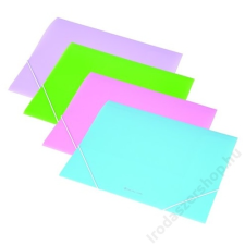 PANTA PLAST Gumis mappa, 15 mm, PP, A4, PANTA PLAST, pasztell zöld (INP4103404) irattartó
