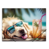 PANTA PLAST Gumis mappa, 15 mm, PP, A4, PANTA PLAST, "Chillout dog"