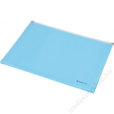 PANTA PLAST Irattartó tasak, A4, PP, cipzáras, talpas, PANTA PLAST, pasztell kék (INP4103803) irattartó