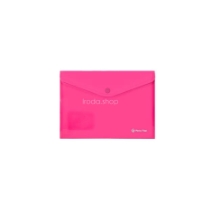 PANTA PLAST Irattartó tasak, A5, PP, patentos, PANTA PLAST, neon pink irattartó