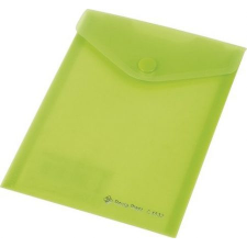 PANTA PLAST Irattartó tasak, A6, PP, patentos, Panta Plast, pasztell zöld irattartó