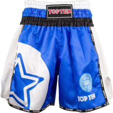 Pantaloni scurti kickboxing aprobati WAKO "WAKO Star", Top Ten, Albastru, L INTL