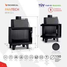 PanTech 69 B CGL d150 kályha, kandalló