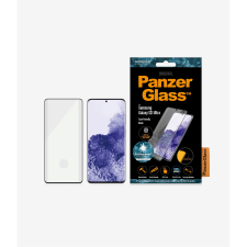 PanzerGlass Anti-Bacterial Curved Edges Samsung Galaxy S21 Ultra Edzett üveg kijelzővédő - Fekete (7258) mobiltelefon kellék