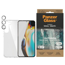 PanzerGlass Bundle 3 az 1-ben Sam Samsung Galaxy S23+ S916 Hardcase + Képernyővédő + Kamera objektív 0434+7316 tok tok és táska