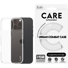 PanzerGlass CARE Apple iPhone 16 Pro Max Combat átlátszó nem sárguló tok (1356) tok és táska